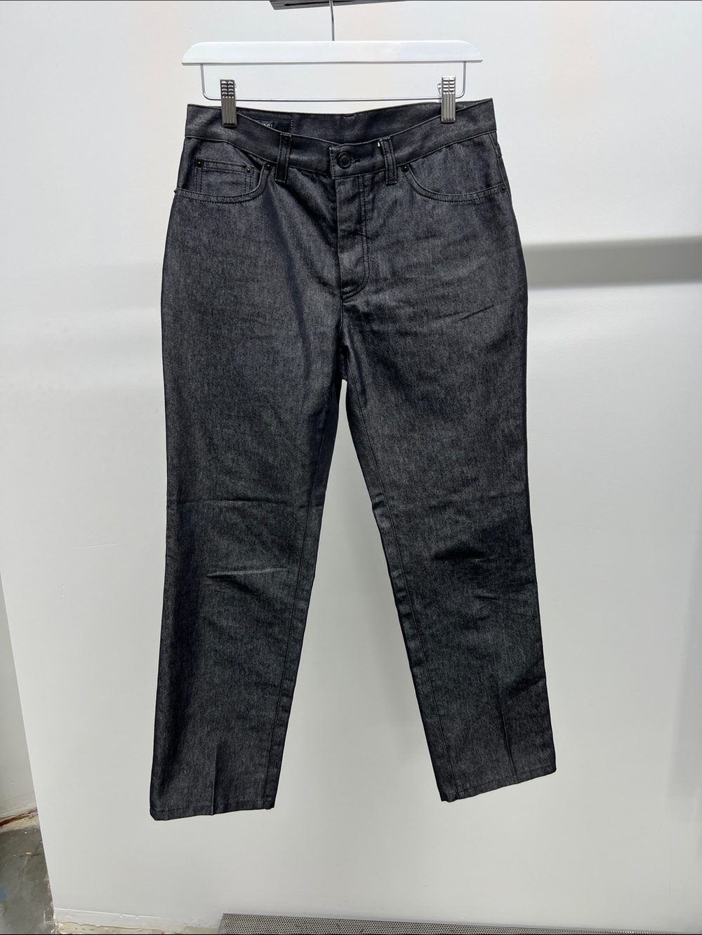 Gucci Grey Ankle Jeans w/ Sheen